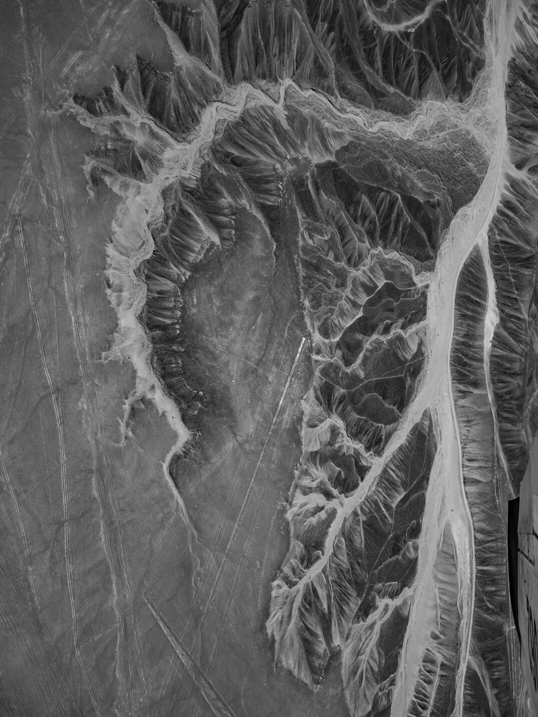 nazca lines aerial view